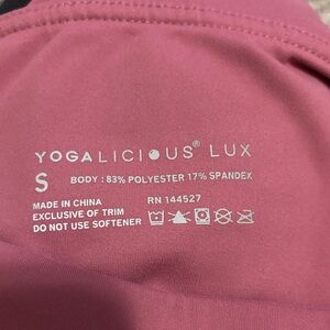 Yogalicious Lux Rose Activewear Top